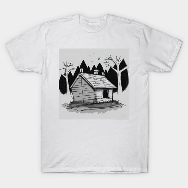 spooky house T-Shirt by lady and lord